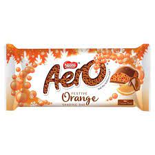 Nestle Aero Orange Chocolate Bar 90g