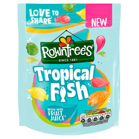 Rowntrees Tropical Fish Pouch 115g