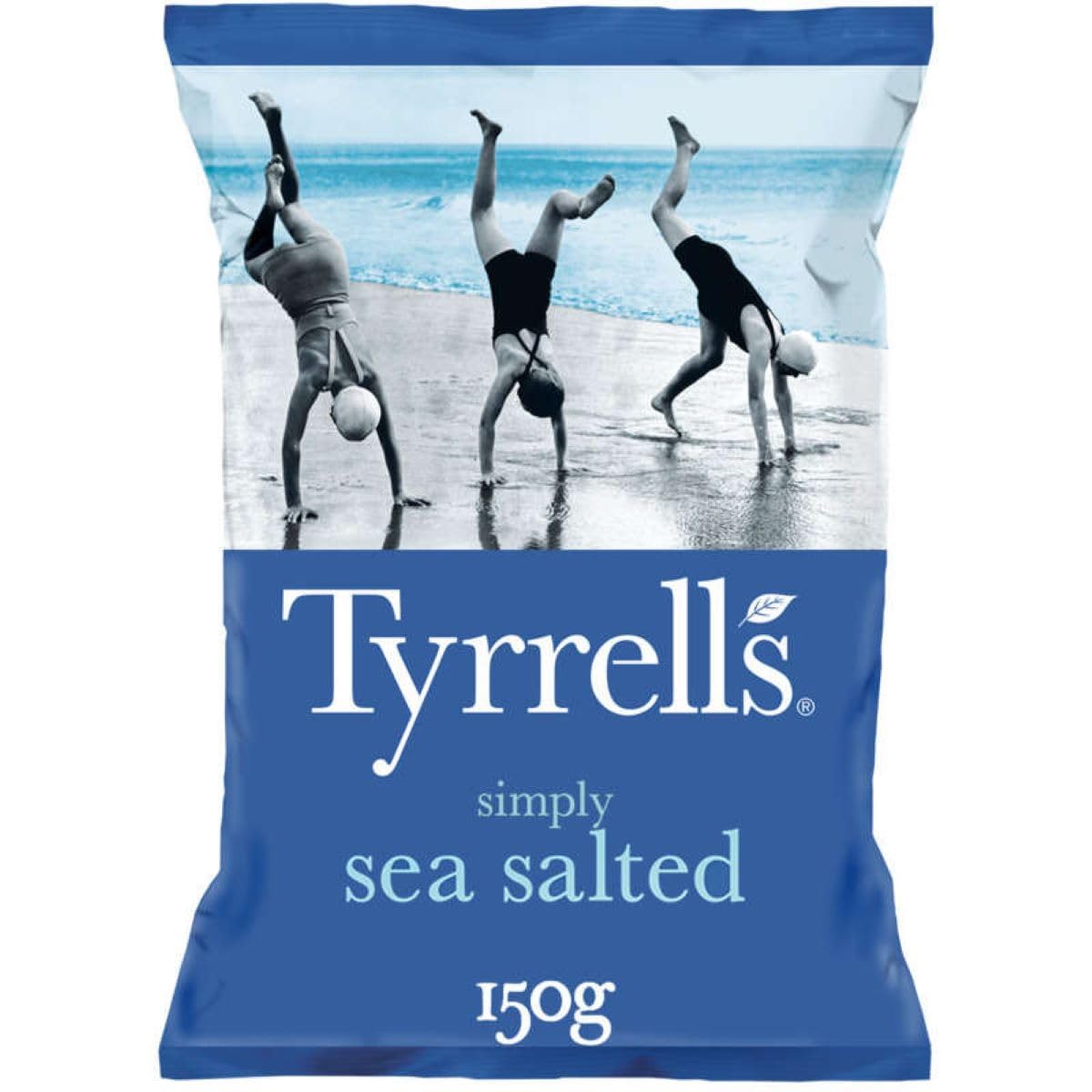 Tyrrells Lightly Sea Salted Crisps 150g SUPER SALE
