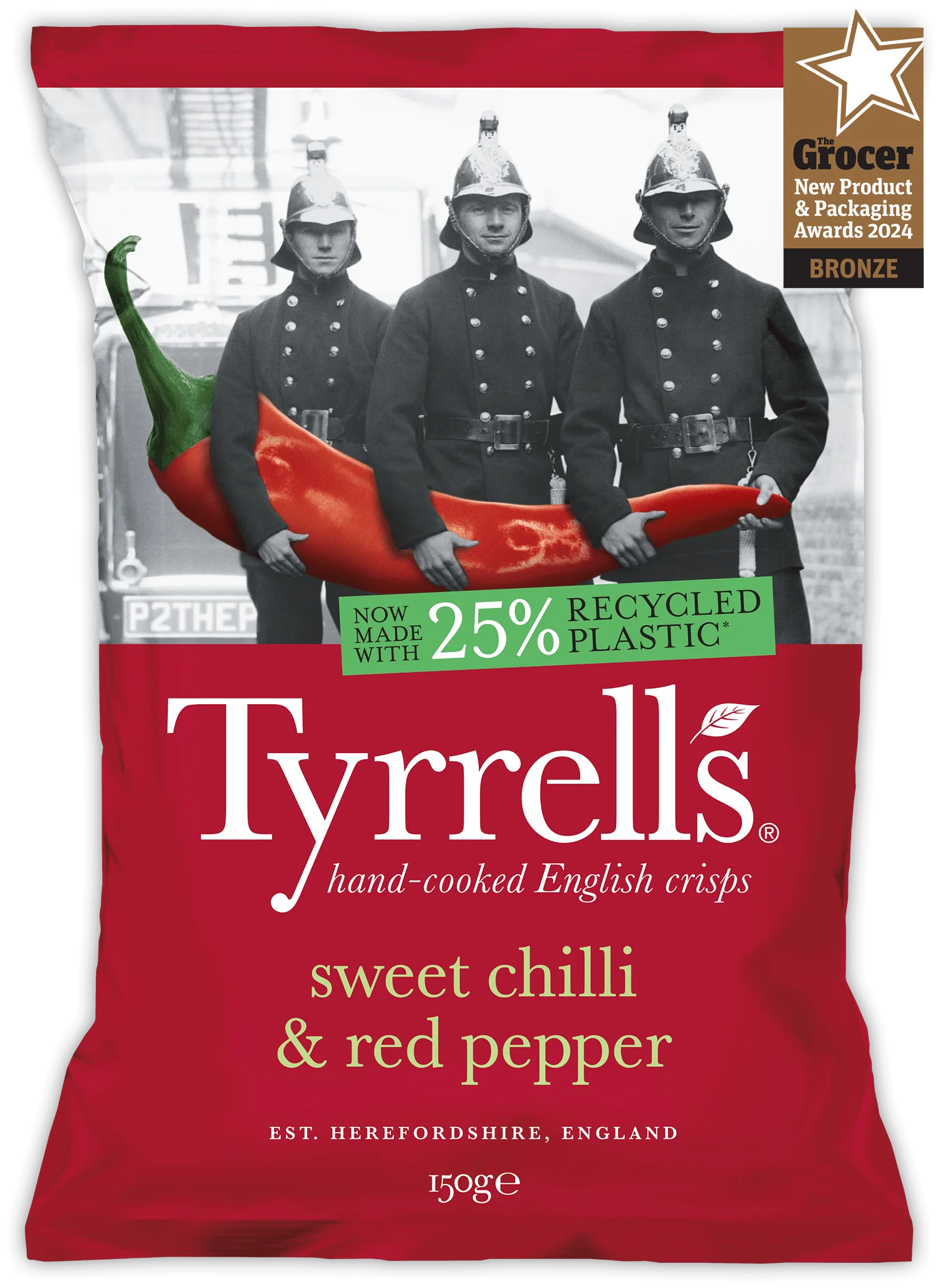 Tyrrells Sweet Chilli & Red Pepper Crisps 150g