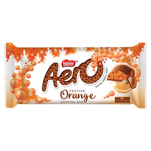 Nestle Aero Orange Festive Block 90g