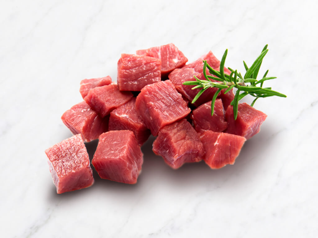 Beef NZ Dice Cut cubed 2*2cm 1000g