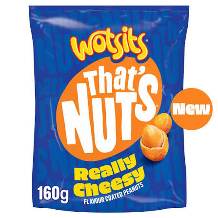 Walkers Thats Nuts Wotsits Really Cheesy Peanuts 160g