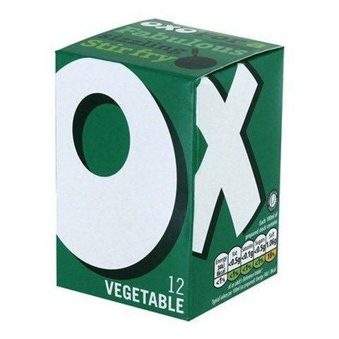 Oxo Vegetable Stock Cubes 12 Packs 71g
