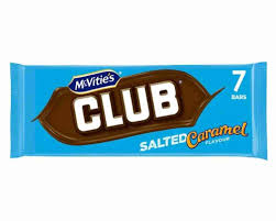 McVities Club Salted Caramel 7*22g 154g