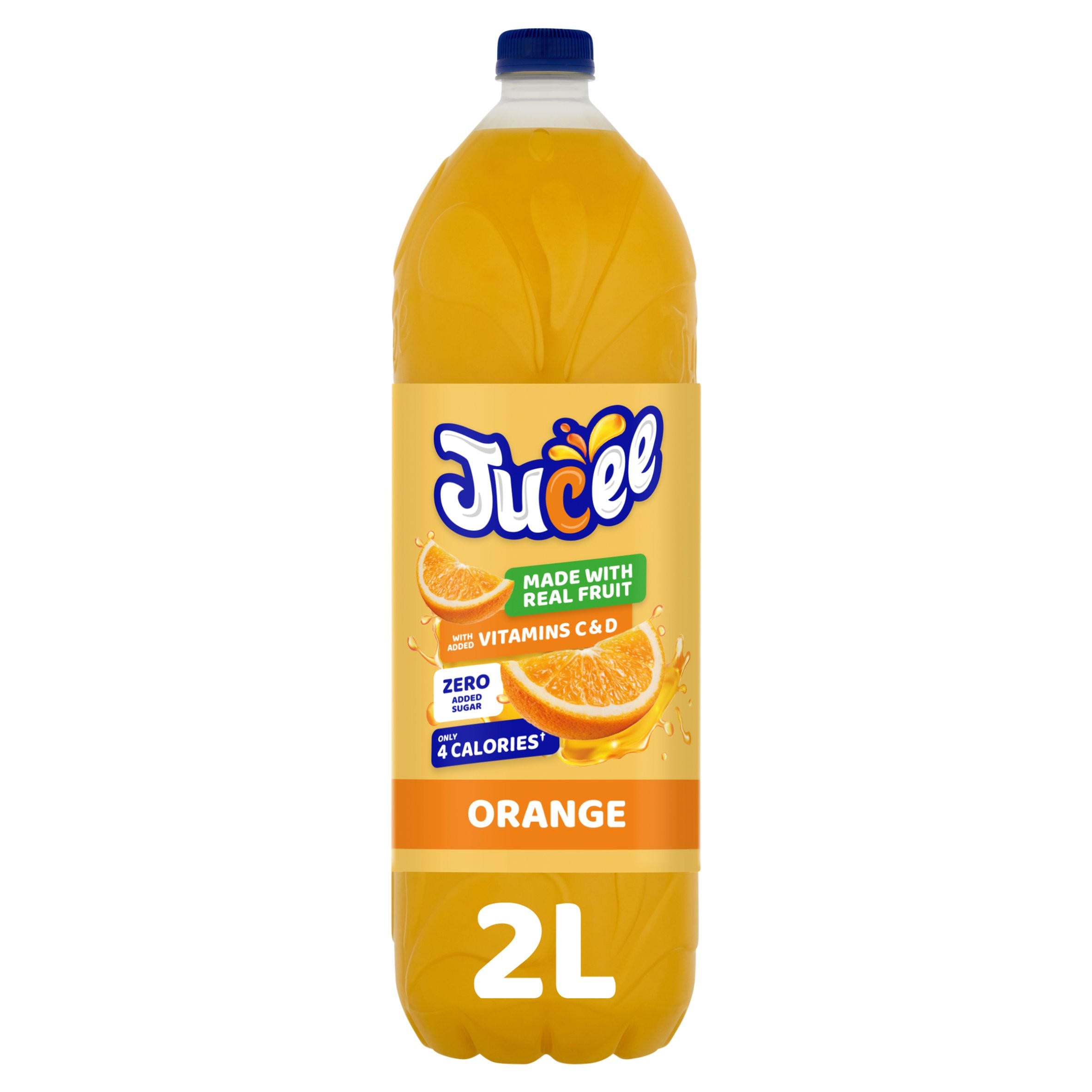 Jucee No Added Sugar Orange 2L