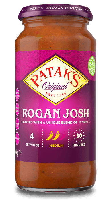 Pataks Rogan Josh Cooking Sauce 450g