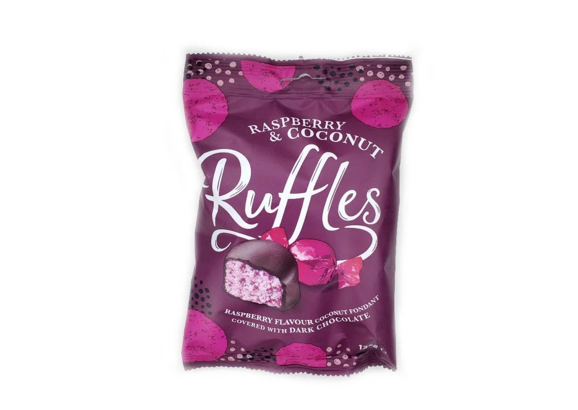Ruffles Raspberry & Coconut 135g