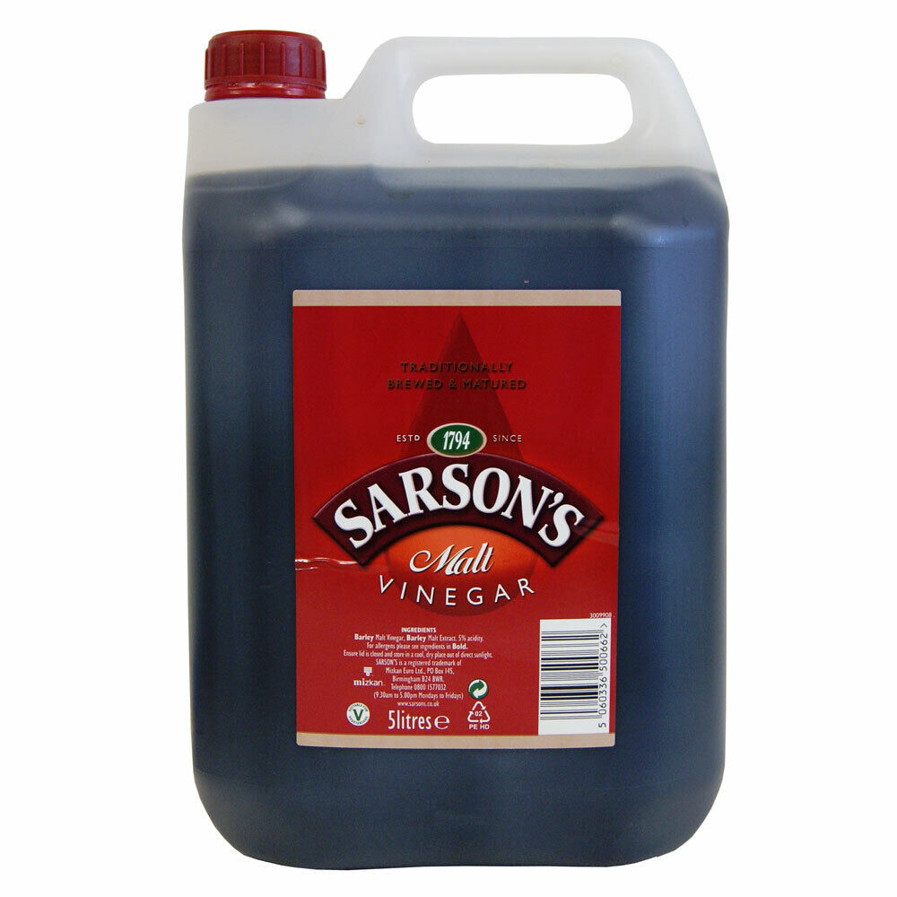 Sarsons Malt Vinegar Catering 5 Ltr
